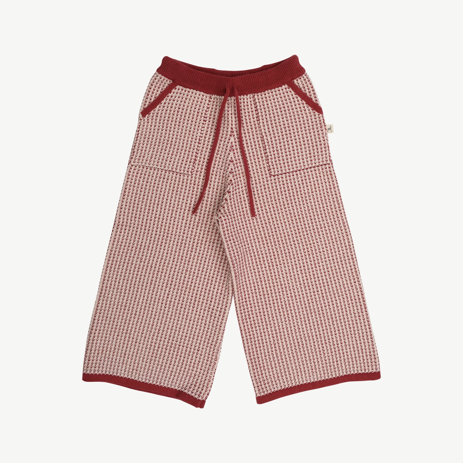 'multi' tibetan red knit pants RED CARIBOU