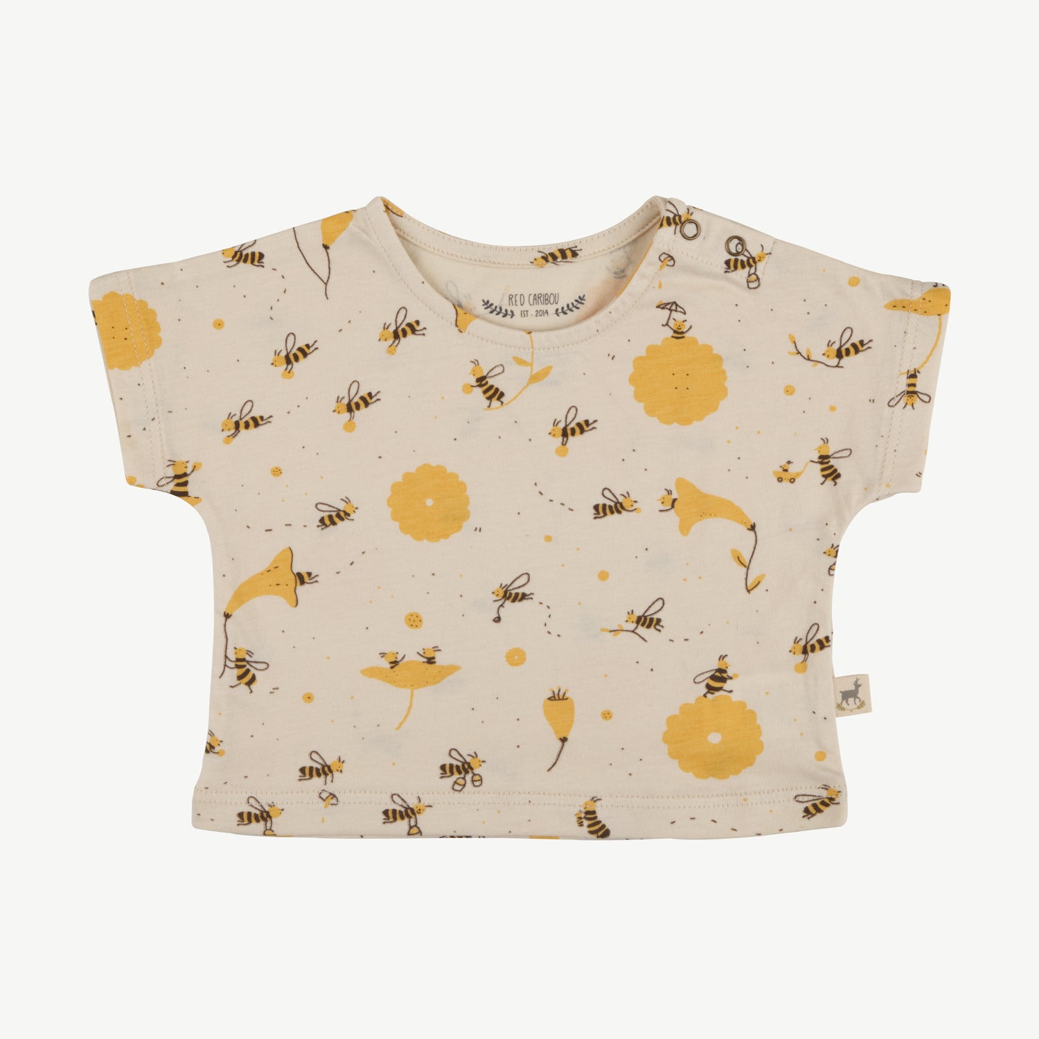 'buzzy bees' tapioca t-shirt