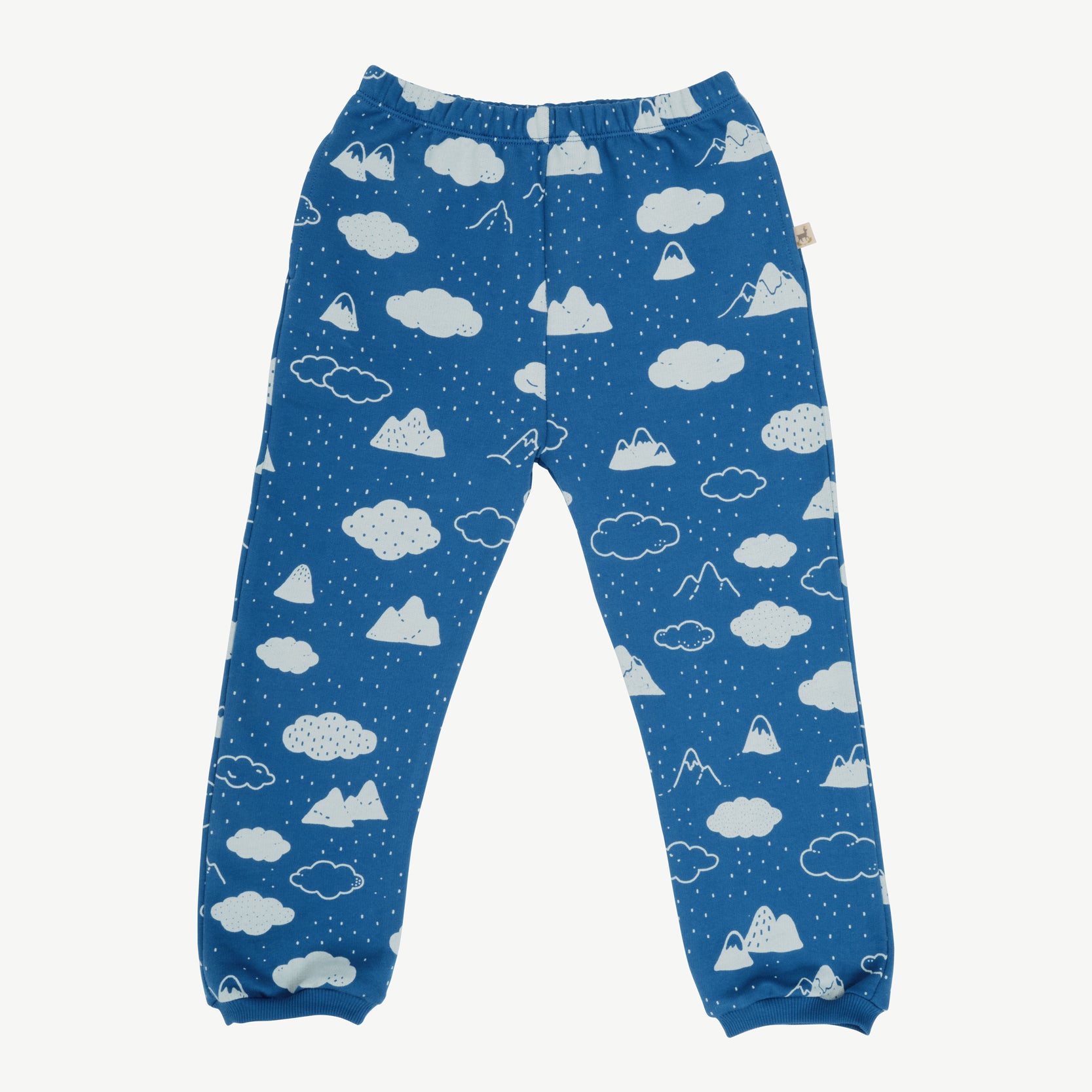 'amongst the clouds' dark blue joggers