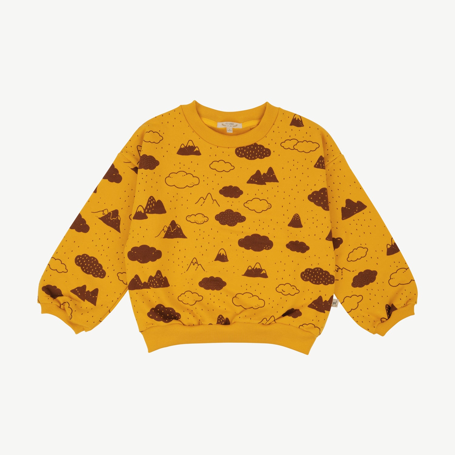 'amongst the clouds' golden spice sweatshirt