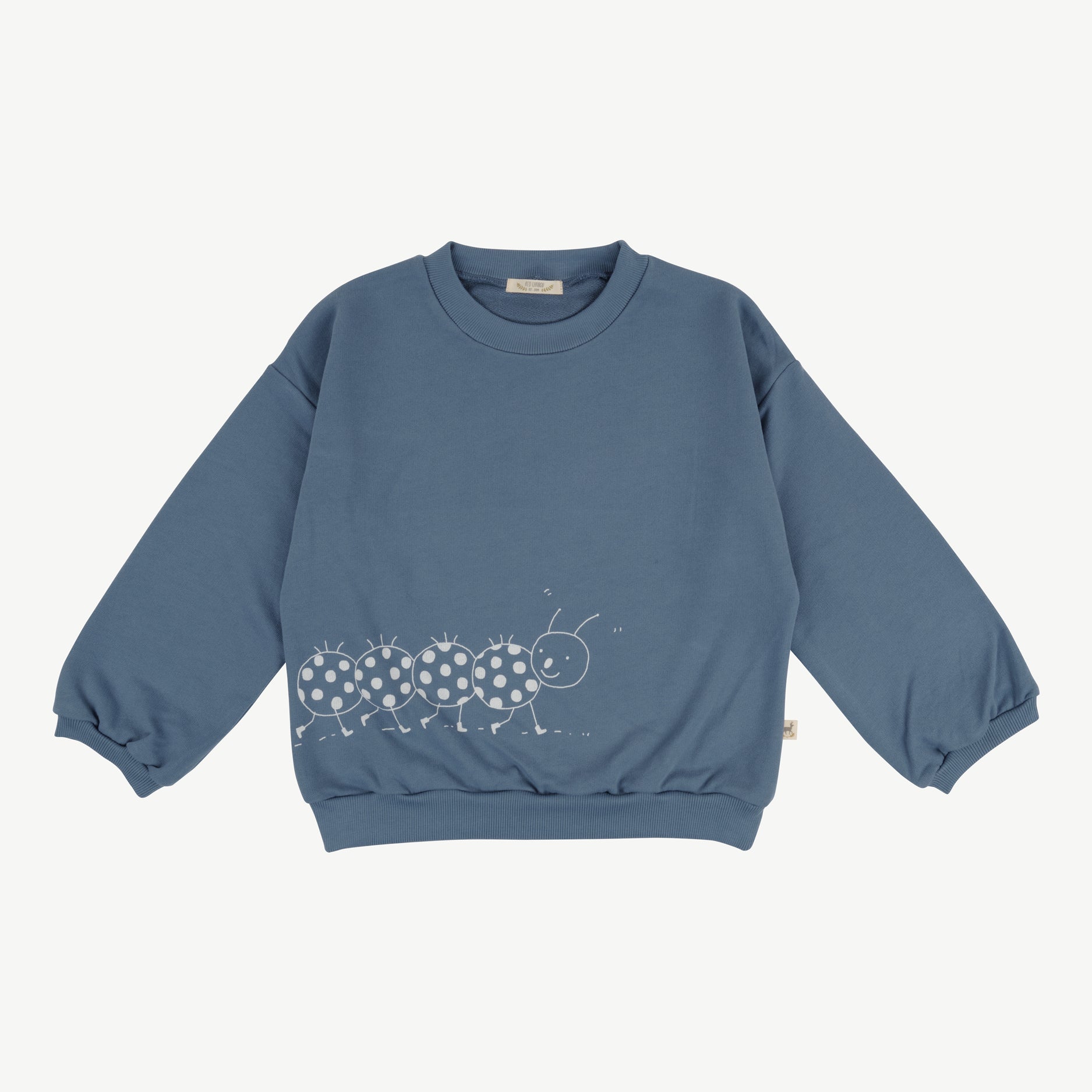 'caterpillar' china blue sweatshirt