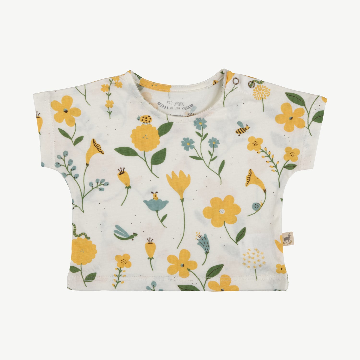 'spring blossom' whisper white short sleeve t-shirt